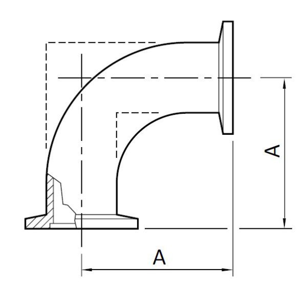 NW16 Elbow Aluminium